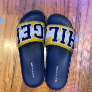 Yellow Tommy Hilfiger Slides